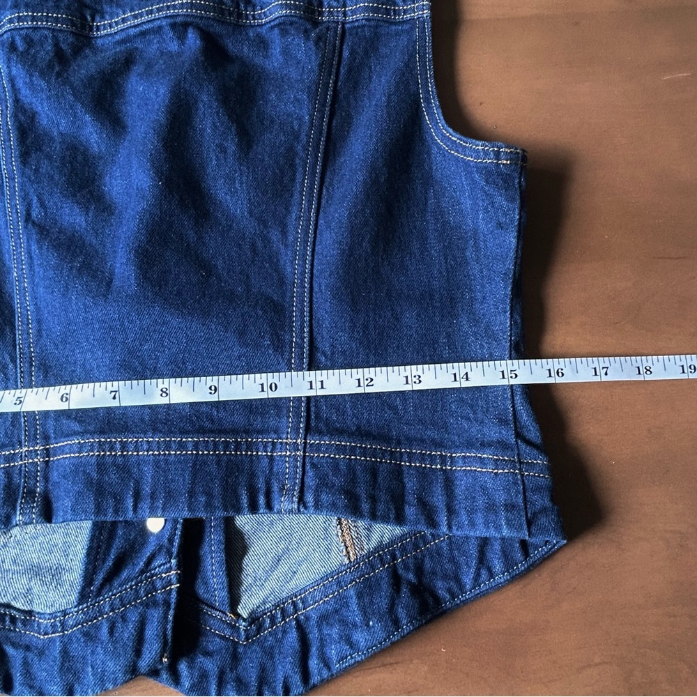 New Veronica Beard Valeria Denim Vest - Picture 8 of 11